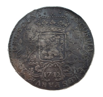 Lot 335 - Netherlands silver ducaton coin, 1742