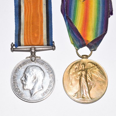 Lot 432 - British First World War medal pair