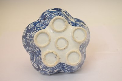 Lot 327 - Chinese Qing Dynasty blue and white porcelain tulip vase