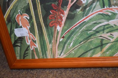 Lot 729 - Hockney print 'A Gap in the Hedgerow'