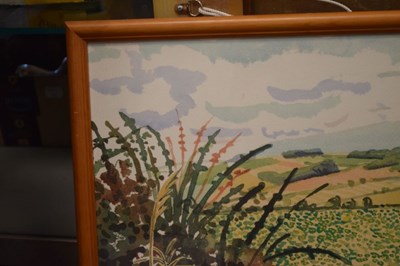 Lot 729 - Hockney print 'A Gap in the Hedgerow'