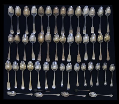 Lot 289 - Quantity of silver teaspoons