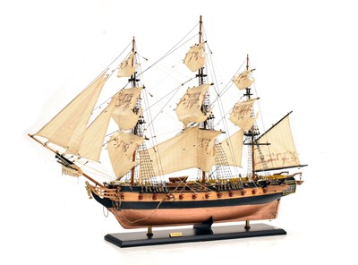 Lot 173 - Modern Spanish made scratch built model of HMS Surprise