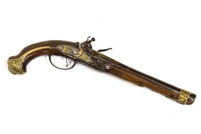 Lot 265 - 19th century Turkish flintlock holster pistol