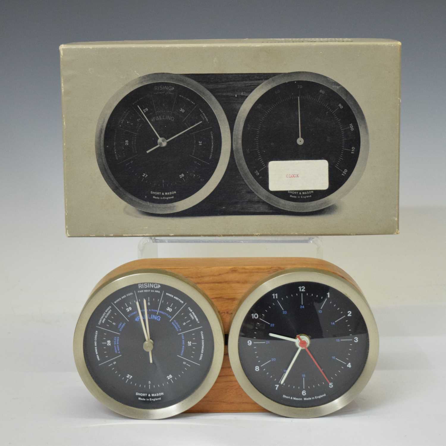 Lot 677 - Short & Mason desk Ranger Barometer and
