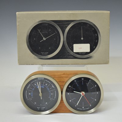 Lot 677 - Short & Mason desk Ranger Barometer and Clock