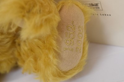 Lot 385 - Steiff - Two limited edition teddy bears - 'Golden Jubilee' and 'The Queen Mother'