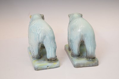 Lot 305 - Pair of Beswick polar bears