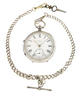 Lot 259 - Late Victorian silver cased open face pocket watch