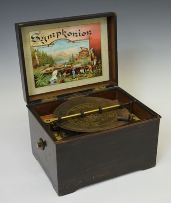 Lot 486 - Symphonion musical box