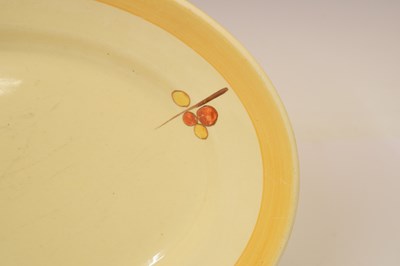 Lot 531 - Clarice Cliff 'Florette' pattern oval dish, together with a 'Celtic Harvest' preserve pot