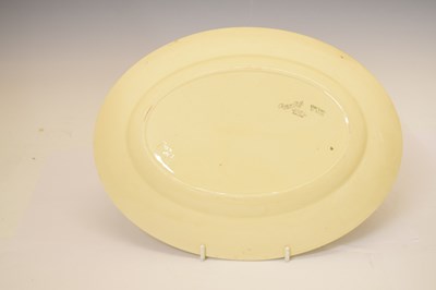 Lot 531 - Clarice Cliff 'Florette' pattern oval dish, together with a 'Celtic Harvest' preserve pot