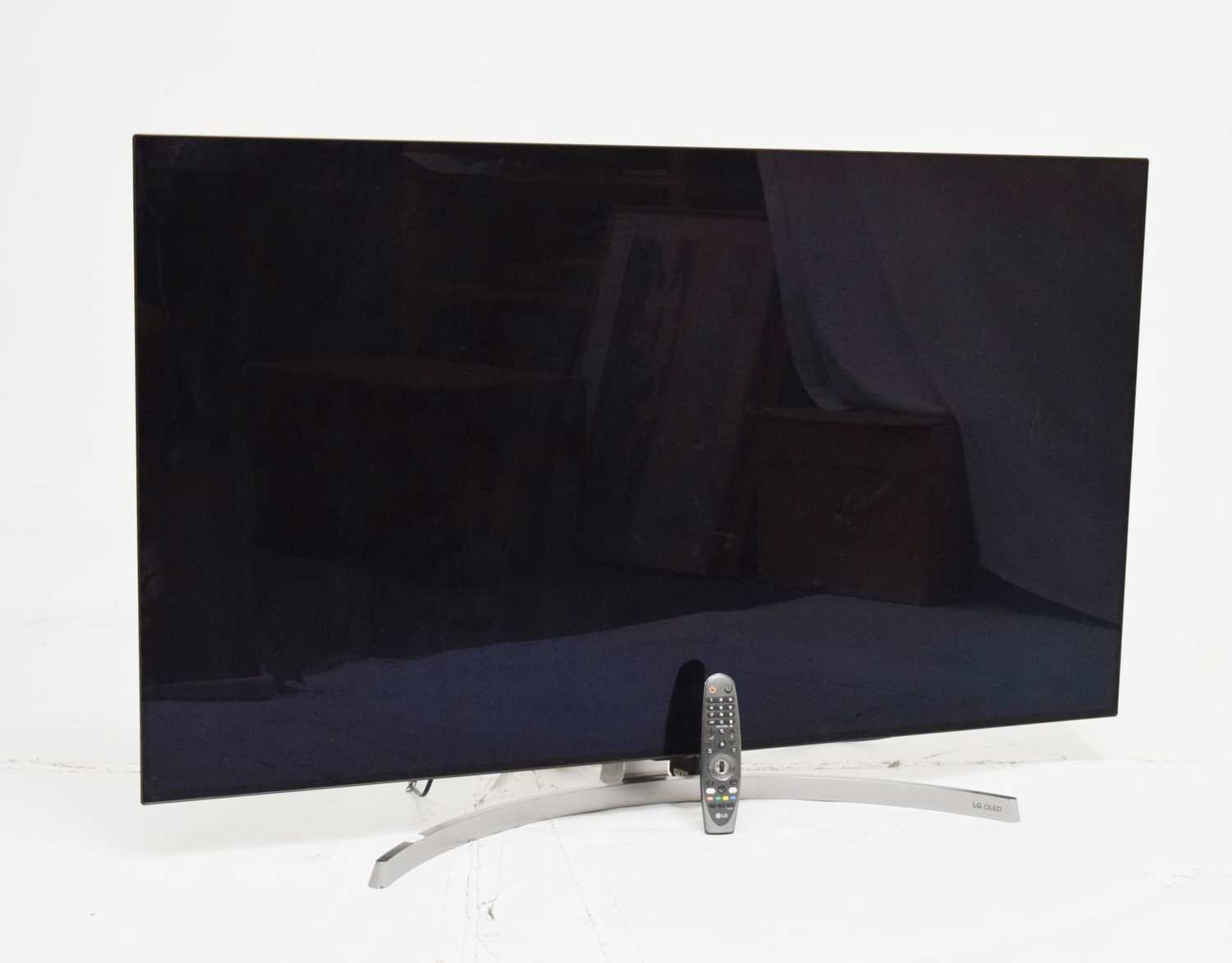 Lot 490 - LG 55" flat screen TV/television