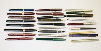 Lot 336 - Quantity of vintage fountain pens and other writing instruments