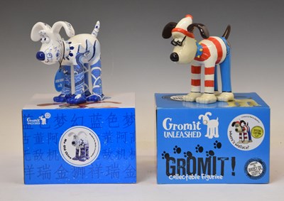 Lot 422 - Aardman/Wallace and Gromit - 'Gromit Unleashed' figures