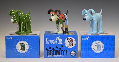 Lot 428 - Aardman/Wallace and Gromit - 'Gromit Unleashed' figures