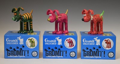 Lot 432 - Aardman/Wallace and Gromit - 'Gromit Unleashed' figures