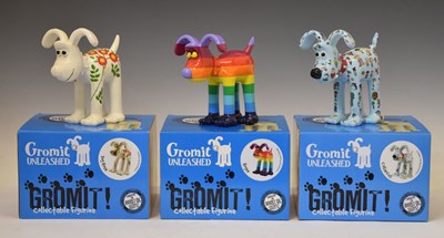 Lot 433 - Aardman/Wallace and Gromit - 'Gromit Unleashed' figures