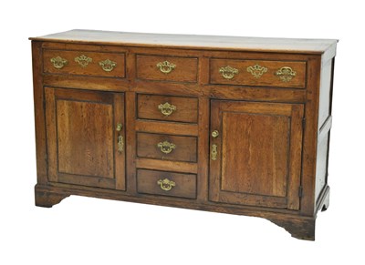 Lot 702 - George III North Wales oak dresser