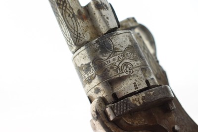 Lot 268 - 7mm six-shot Belgium pinfire revolver