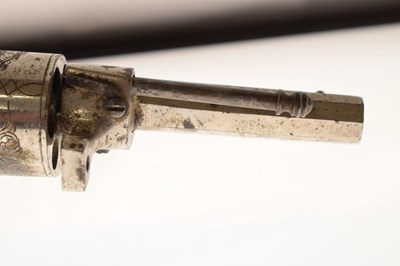 Lot 268 - 7mm six-shot Belgium pinfire revolver