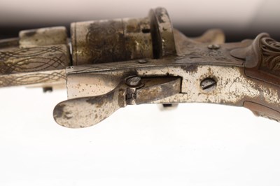 Lot 268 - 7mm six-shot Belgium pinfire revolver