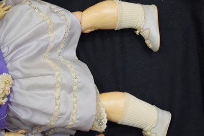 Lot 384 - Attributed to Steiff - Mohair Man from Mars or Humpty Dumpty