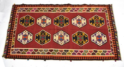 Lot 670 - South West Persian Qashgai kilim