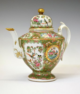 Lot 343 - Chinese Famille Rose porcelain coffee pot and cover