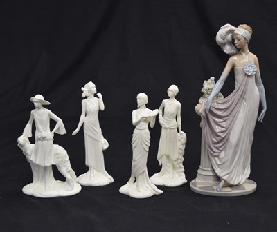 Lot 553 - Lladro - Porcelain figure - 'Socialite of the 20s/David Charleston'