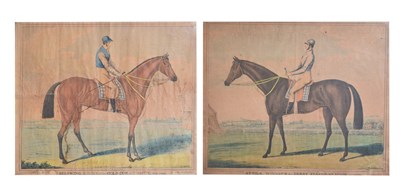 Lot 662 - Pair of mid 19th century racing prints