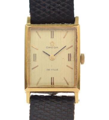 Lot 181 - Omega - Gentleman's De Ville 18ct gold cased wristwatch