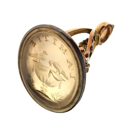 Lot 41 - Georgian 'L’Amitie' seal fob