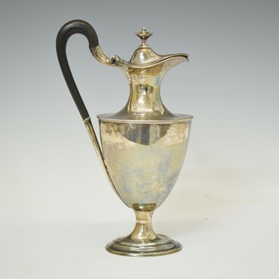 Lot 260 - George V silver ewer or claret jug