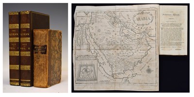 Lot 392 - 'The Koran' and 'The Life of Mahomet', 19th century leather books