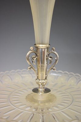 Lot 220 - Victorian silver plated centre piece epergne