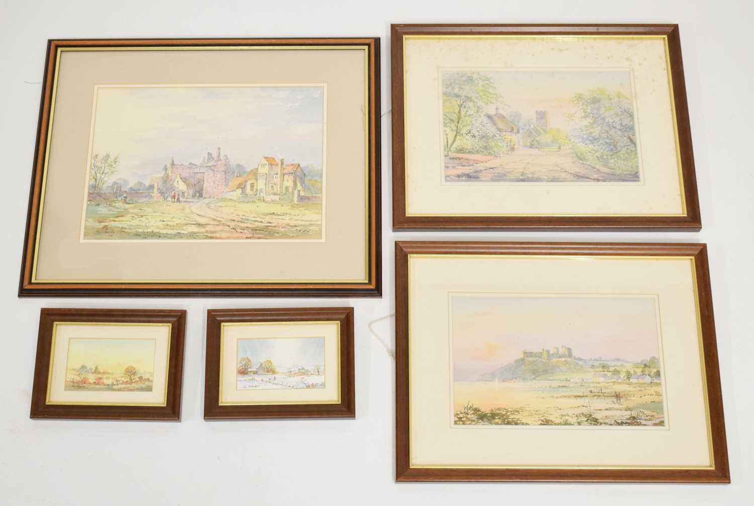 Lot 643 - Roy Carter - Five watercolours