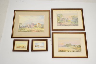 Lot 643 - Roy Carter - Five watercolours