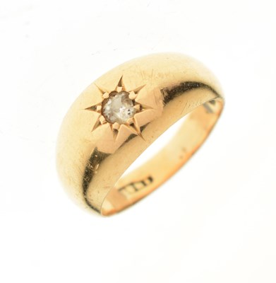 Lot 1 - 18ct gold diamond ring