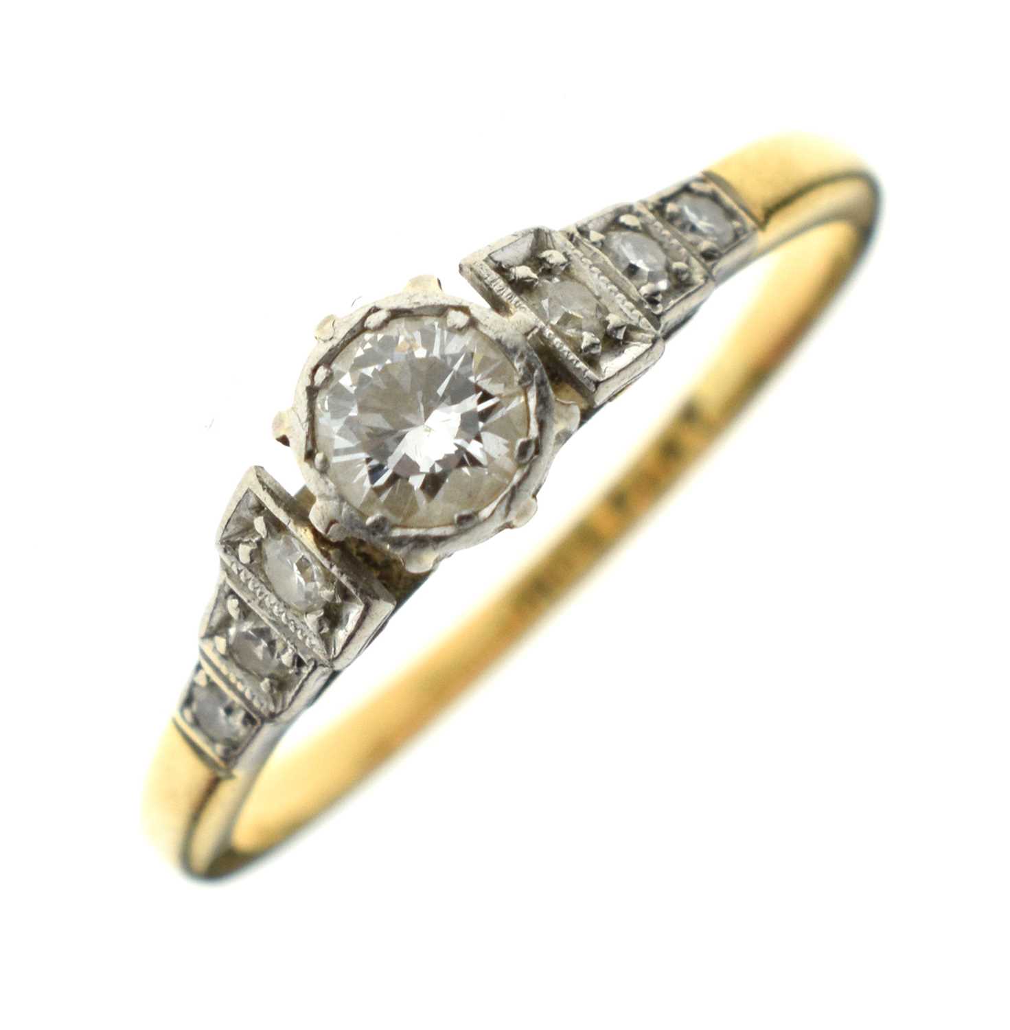 Antique Engagement Ring selling Stamped