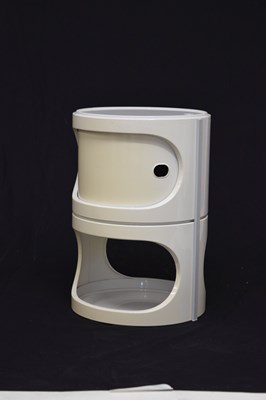 Lot 694 - Manner of Anna Castelli for Kartell - Two-tier acrylic storage unit