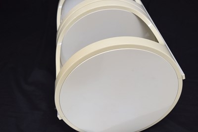 Lot 694 - Manner of Anna Castelli for Kartell - Two-tier acrylic storage unit