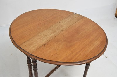 Lot 773 - Late Victorian walnut Sutherland table