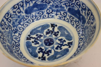 Lot 344 - Chinese Canton Famille Rose porcelain ‘Lotus’ bowl