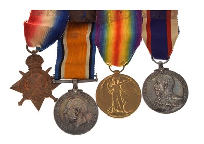 Lot 430 - British First World War medal group