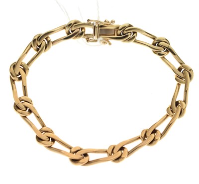 Lot 119 - Chiampesan Italian 9ct gold curb link bracelet