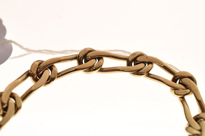 Lot 119 - Chiampesan Italian 9ct gold curb link bracelet