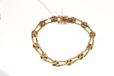Lot 119 - Chiampesan Italian 9ct gold curb link bracelet