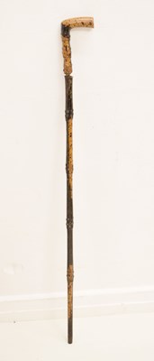 Lot 477 - Late 19th century sword/dagger stick