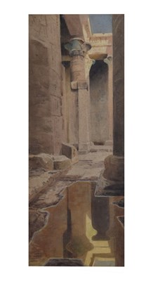 Lot 641 - Frederick F. Ogilvie (British, Active 1907-1920) - Watercolour - Egyptian Ruins